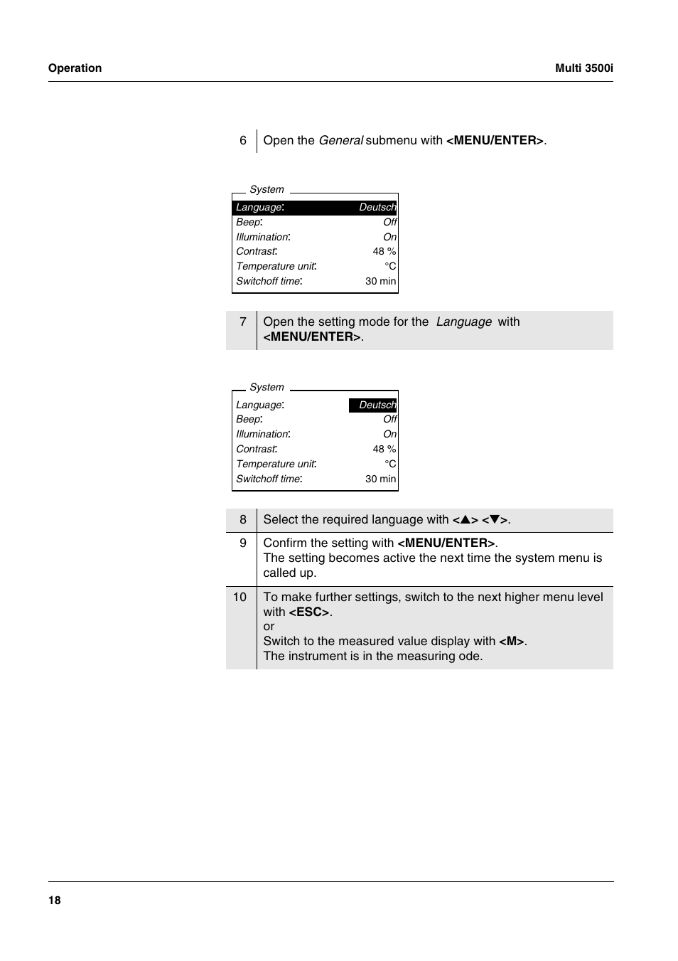 Xylem MULTI 3500i HANDHELD MULTIPARAMETER METERS User Manual | Page 20 / 107