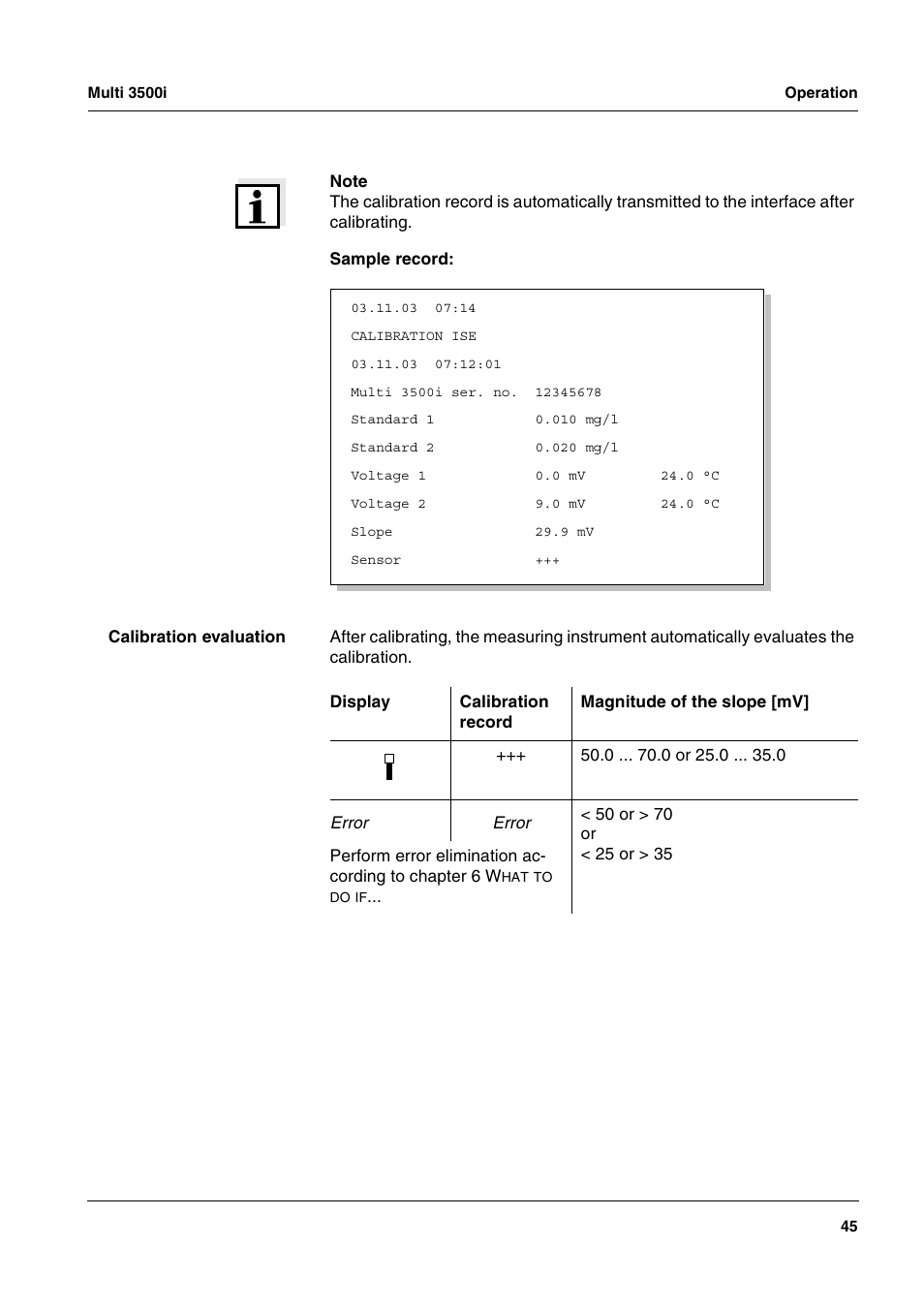 Xylem MULTI 3500i HANDHELD MULTIPARAMETER METERS User Manual | Page 47 / 107