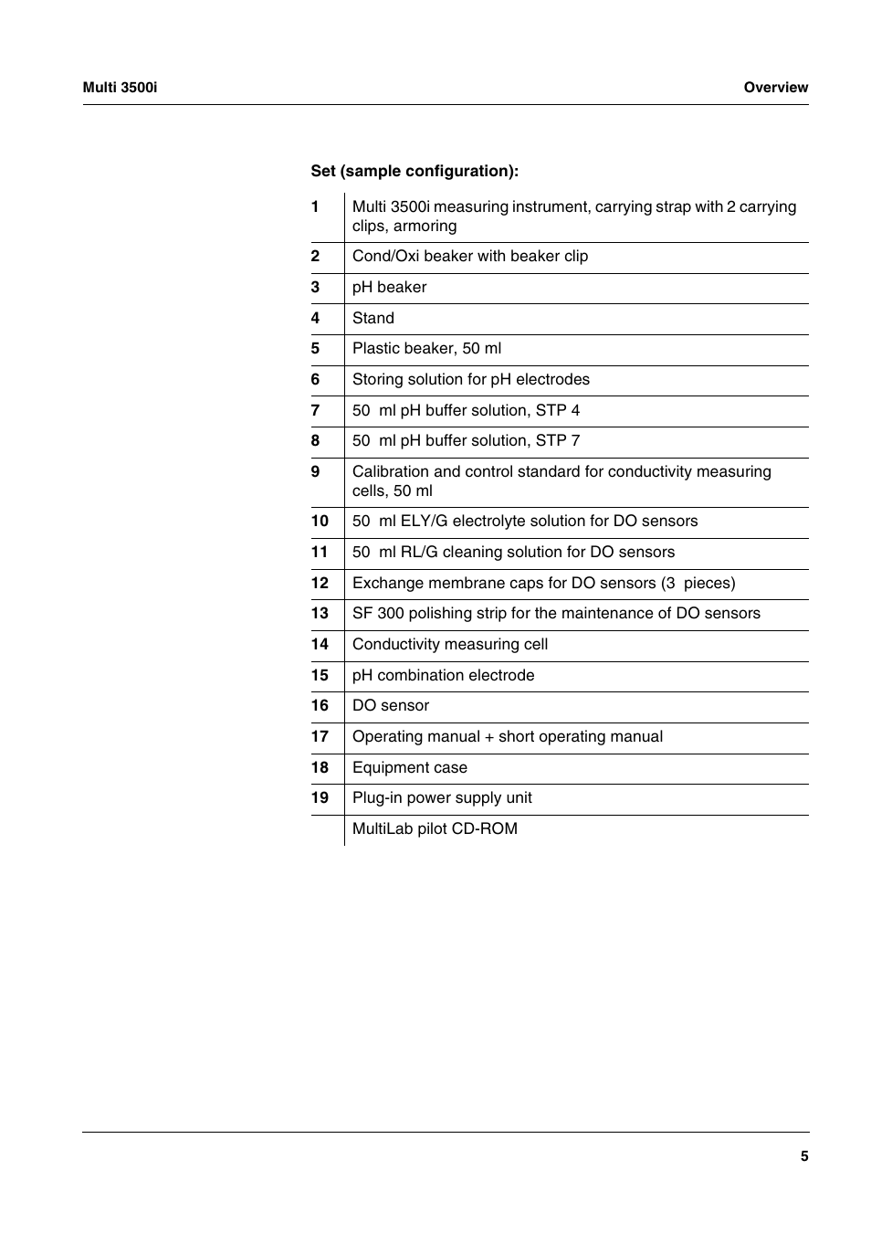 Xylem MULTI 3500i HANDHELD MULTIPARAMETER METERS User Manual | Page 7 / 107