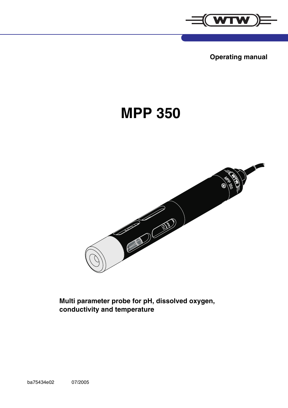 Xylem MPP 350 User Manual | 30 pages