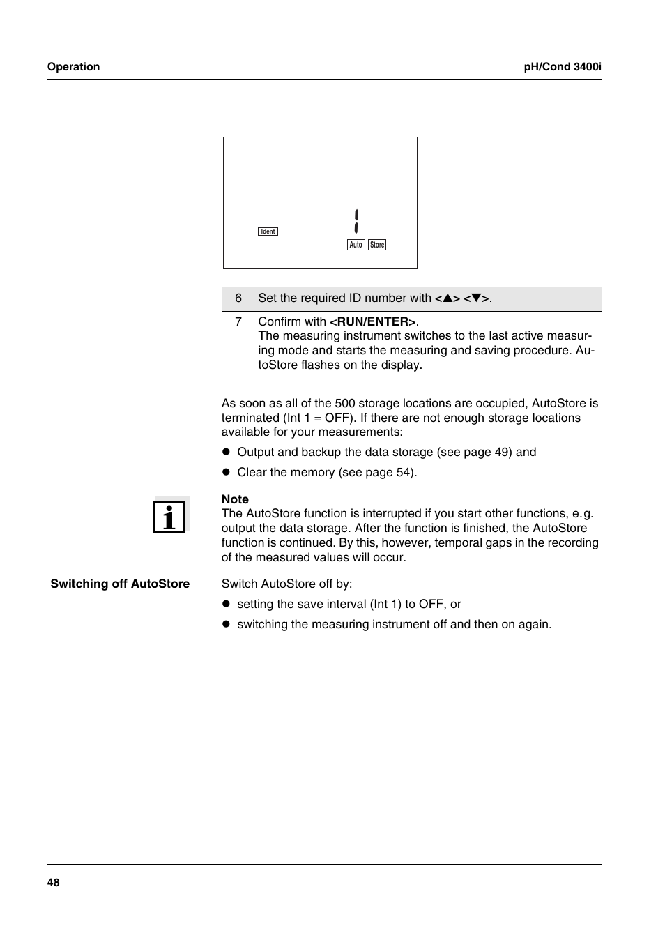 Er f | Xylem MULTI 3400i pH/Cond MULTI-PARAMETER METERS User Manual | Page 48 / 83