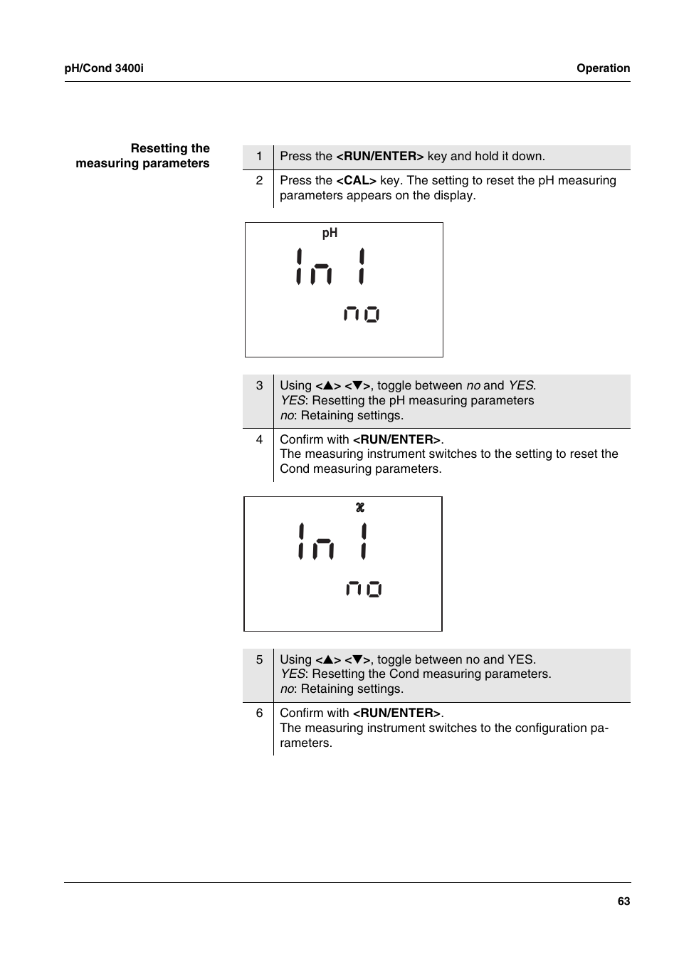 N i i | Xylem MULTI 3400i pH/Cond MULTI-PARAMETER METERS User Manual | Page 63 / 83