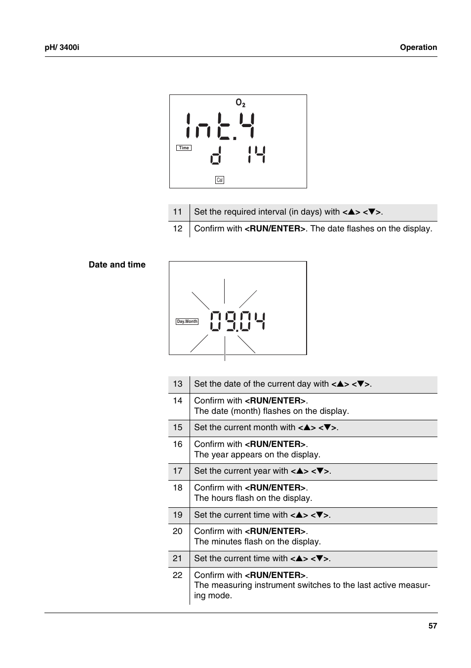T 4 n, D i s | Xylem MULTI 3400i pH/Oxi MULTI-PARAMETER METERS User Manual | Page 57 / 79