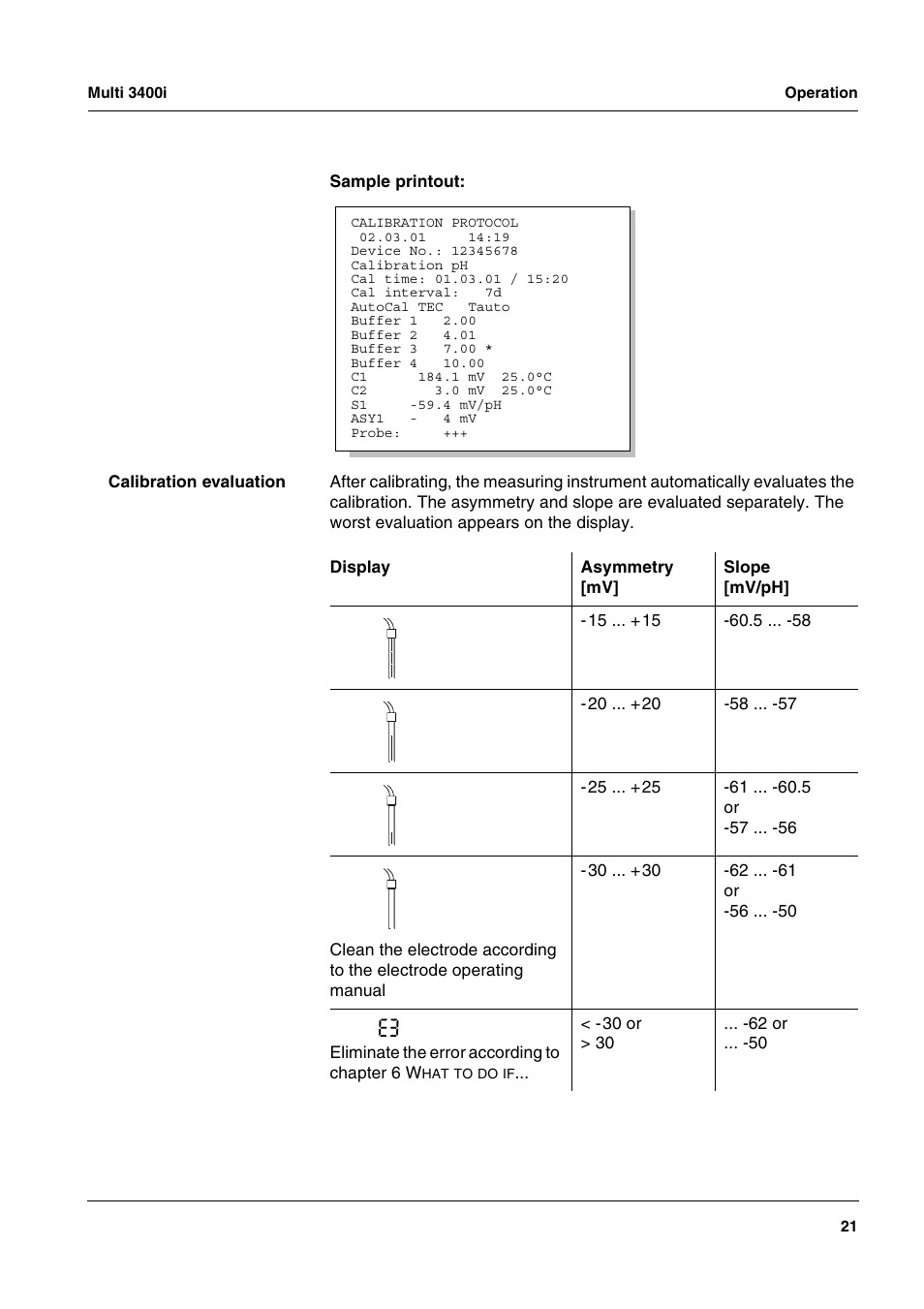 Xylem MULTI 3400 MULTI-PARAMETER METERS User Manual | Page 21 / 85