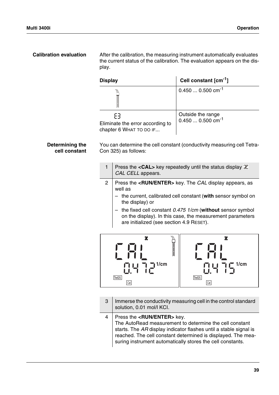 Al l c c | Xylem MULTI 3400 MULTI-PARAMETER METERS User Manual | Page 39 / 85
