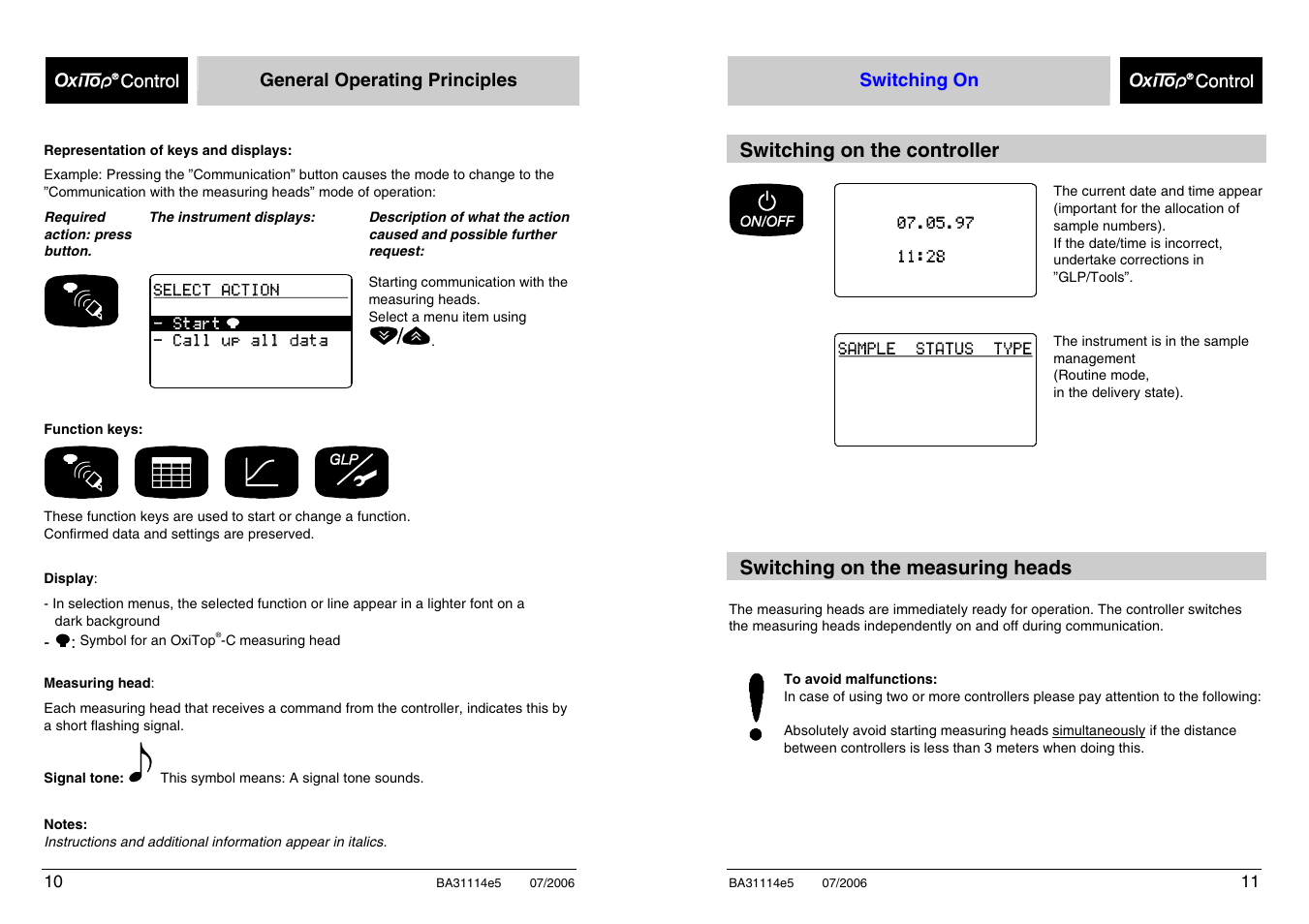 Xylem OxiTopIS OC100 User Manual | Page 11 / 103