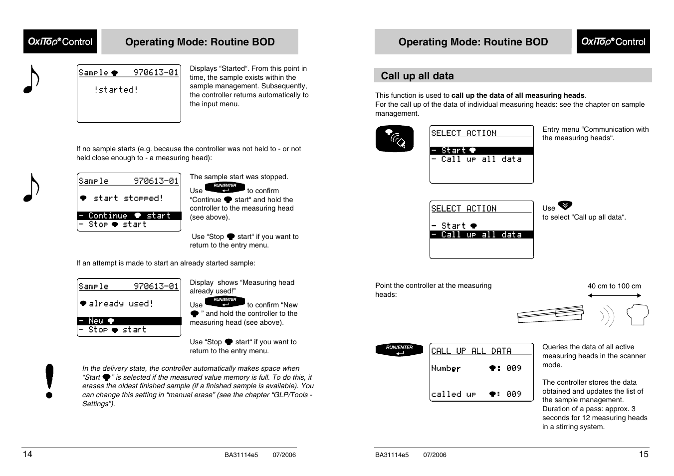 Xylem OxiTopIS OC100 User Manual | Page 14 / 103