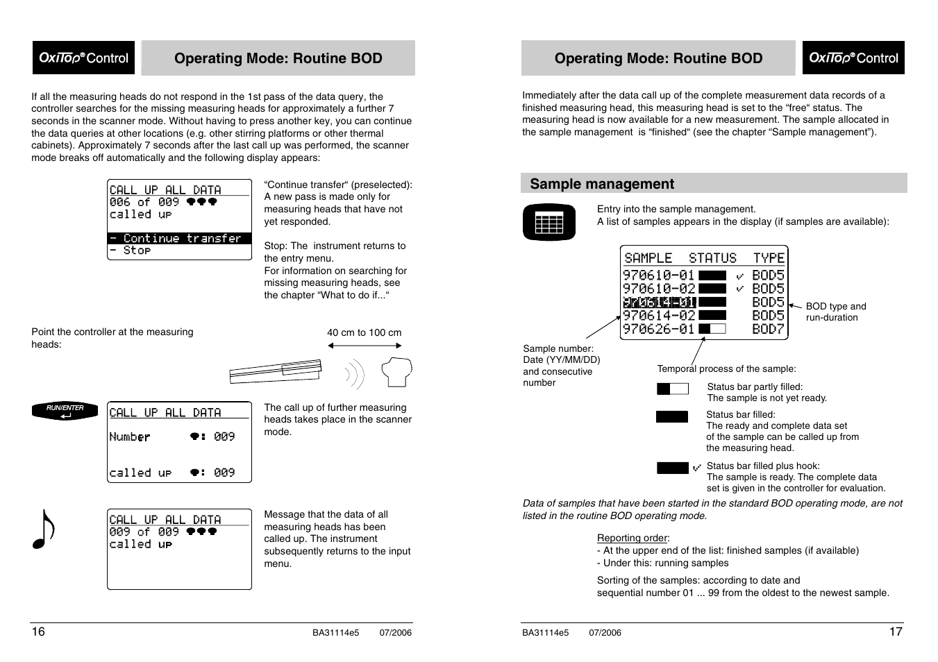 Xylem OxiTopIS OC100 User Manual | Page 16 / 103