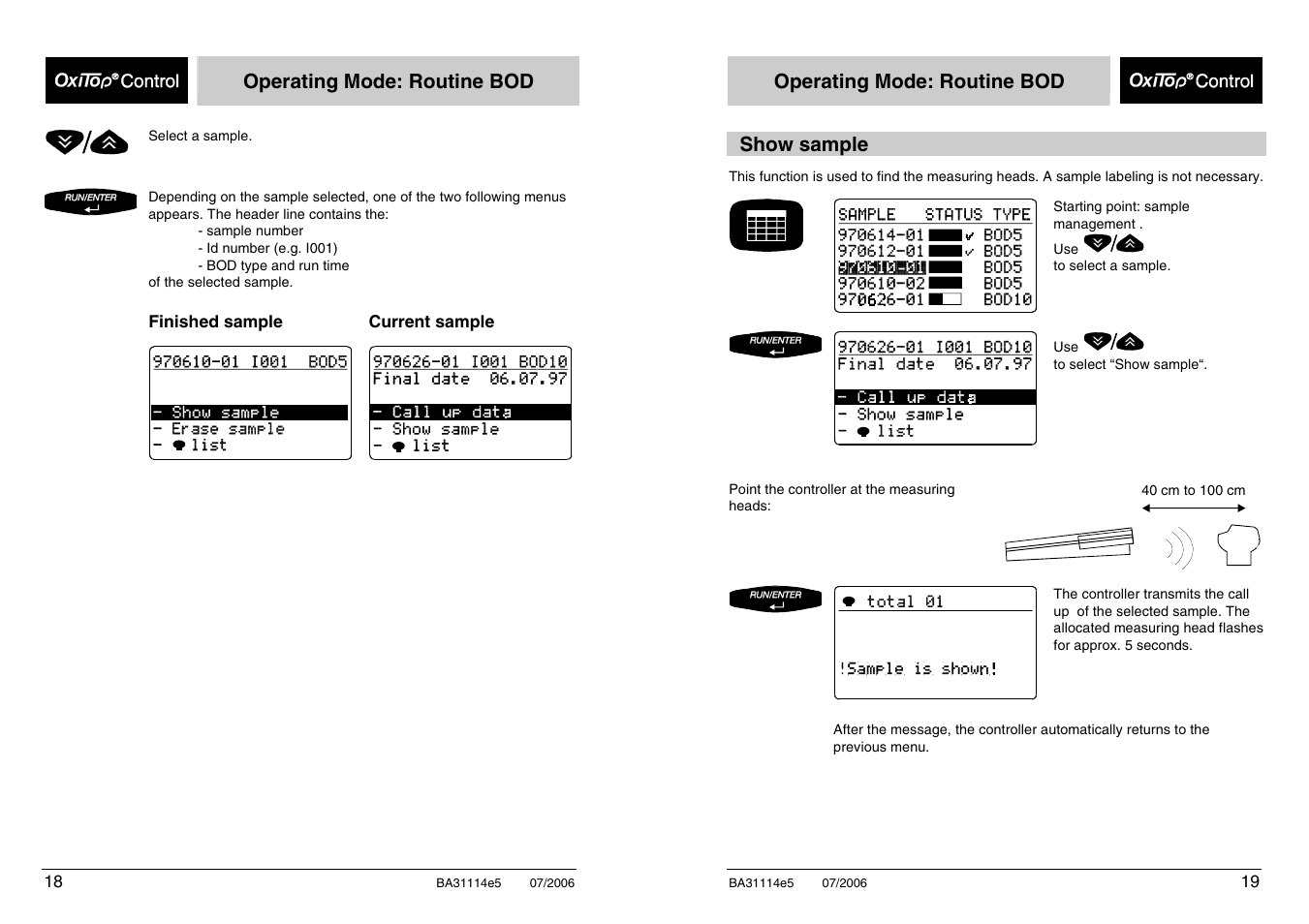 Xylem OxiTopIS OC100 User Manual | Page 19 / 103