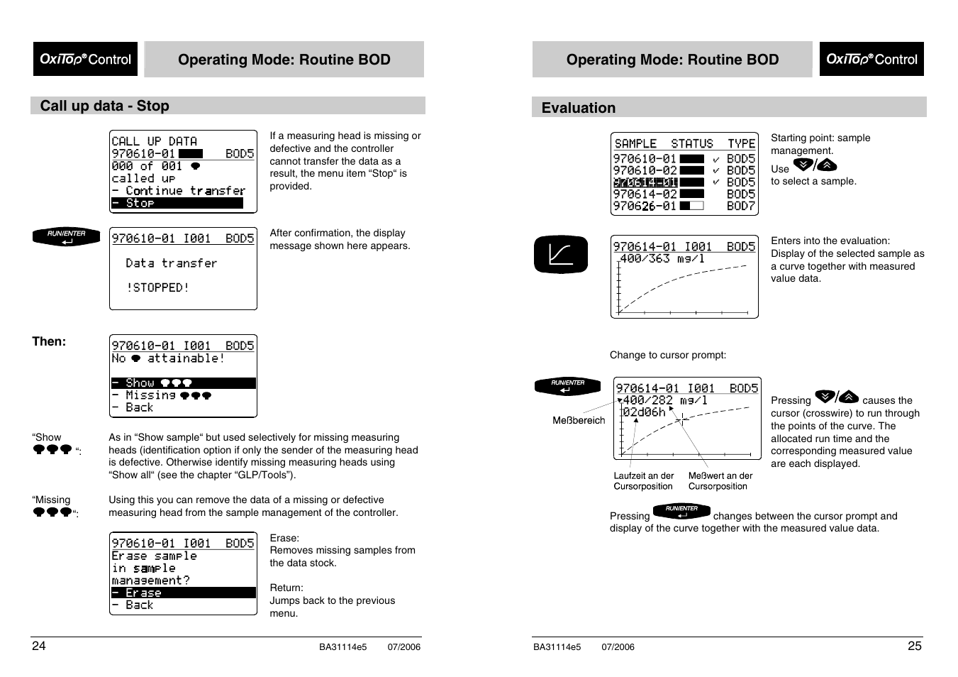 Xylem OxiTopIS OC100 User Manual | Page 24 / 103