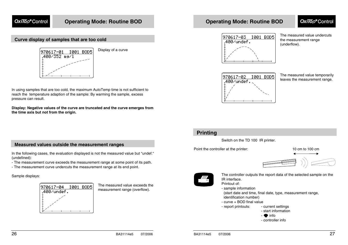 Xylem OxiTopIS OC100 User Manual | Page 27 / 103