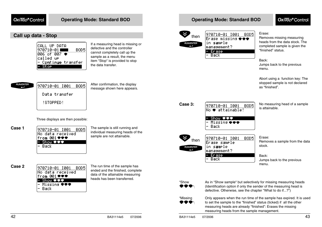 Xylem OxiTopIS OC100 User Manual | Page 42 / 103