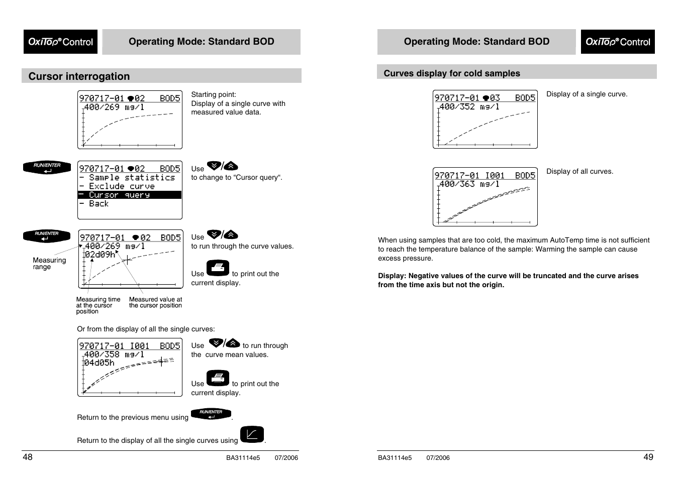 Xylem OxiTopIS OC100 User Manual | Page 48 / 103