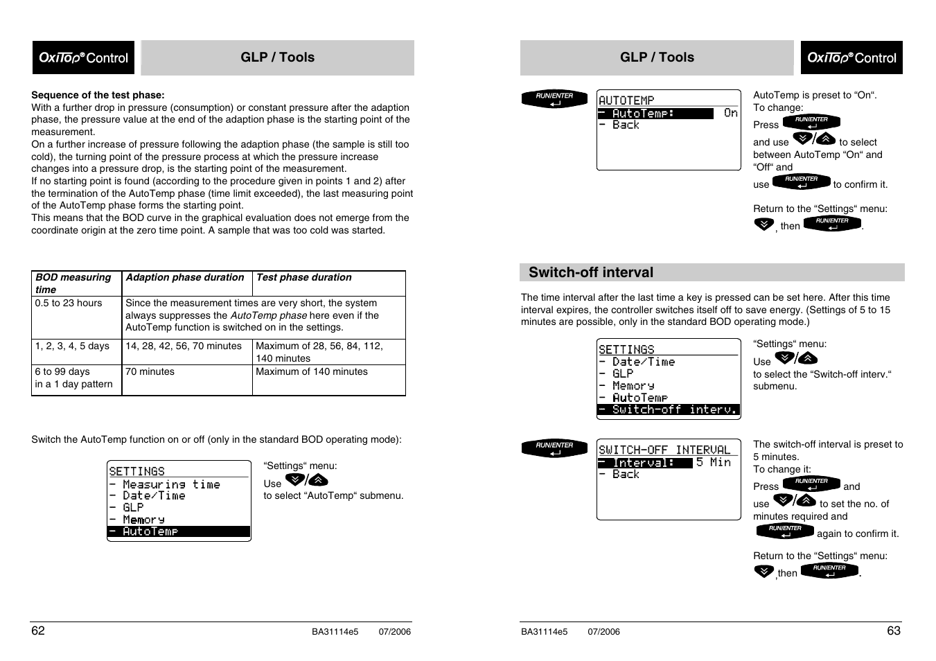 Xylem OxiTopIS OC100 User Manual | Page 62 / 103