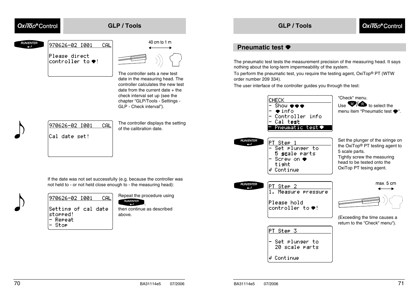 Xylem OxiTopIS OC100 User Manual | Page 70 / 103
