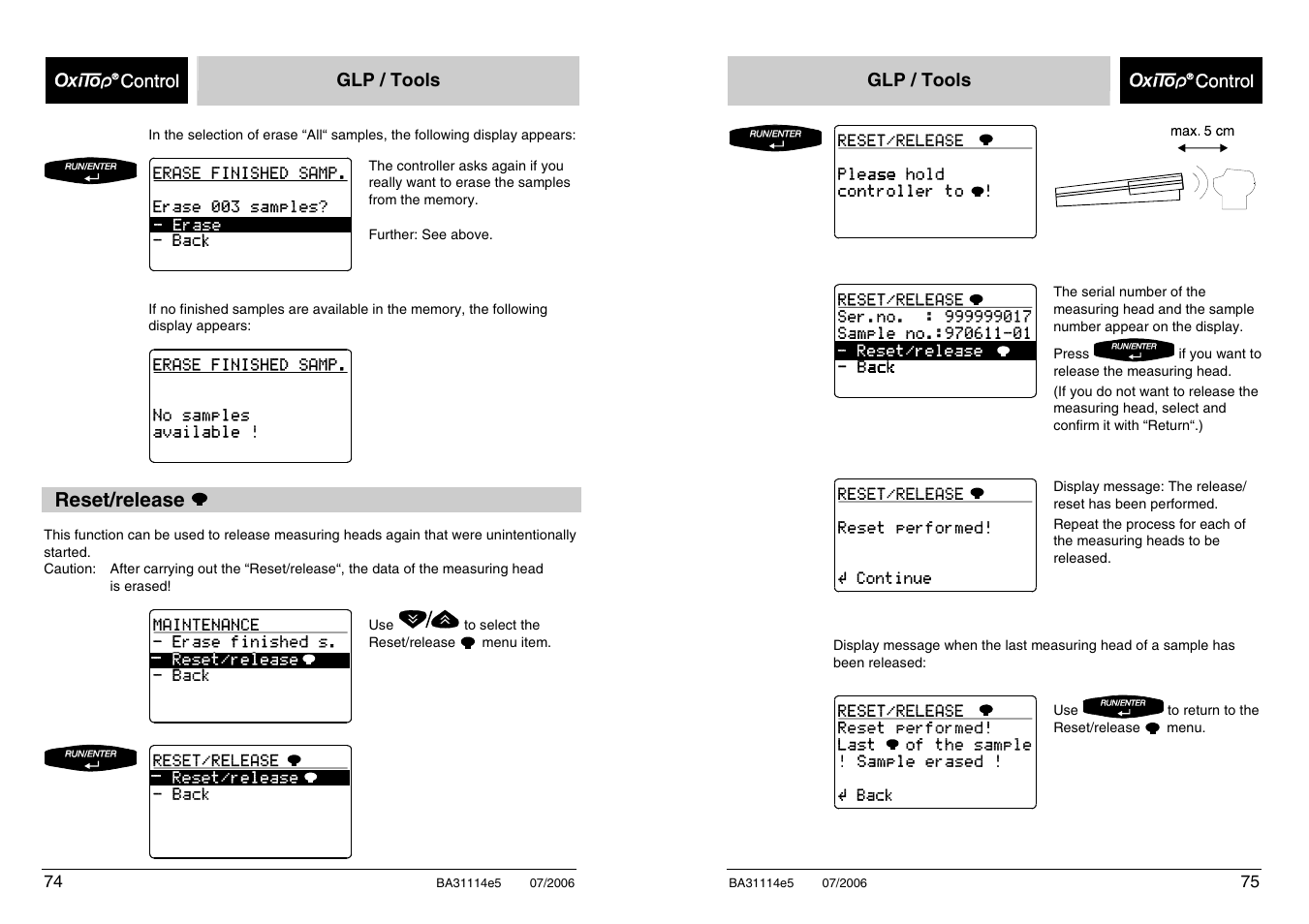 Xylem OxiTopIS OC100 User Manual | Page 75 / 103