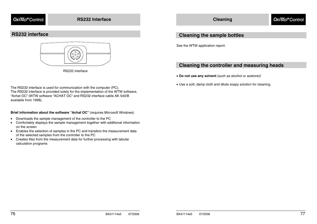 Xylem OxiTopIS OC100 User Manual | Page 77 / 103