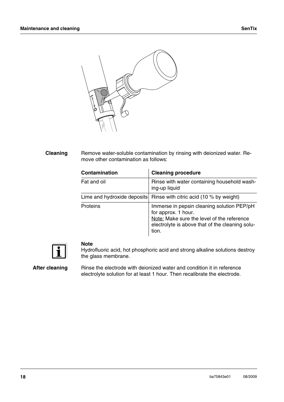 Xylem Sentix 980 User Manual | Page 8 / 10