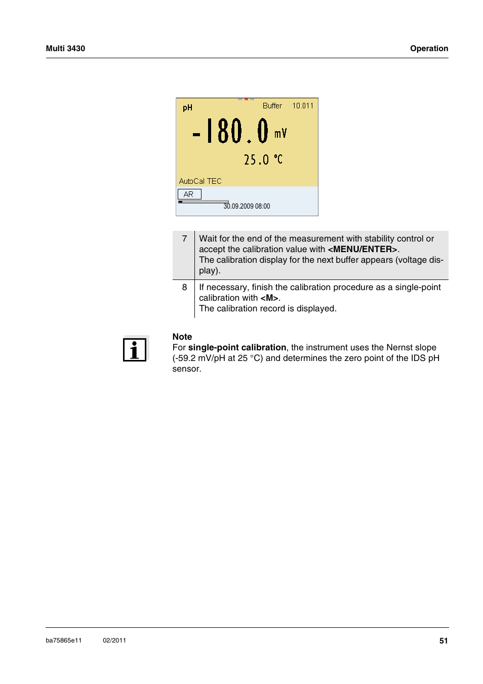 Xylem Multi 3430 User Manual | Page 51 / 118