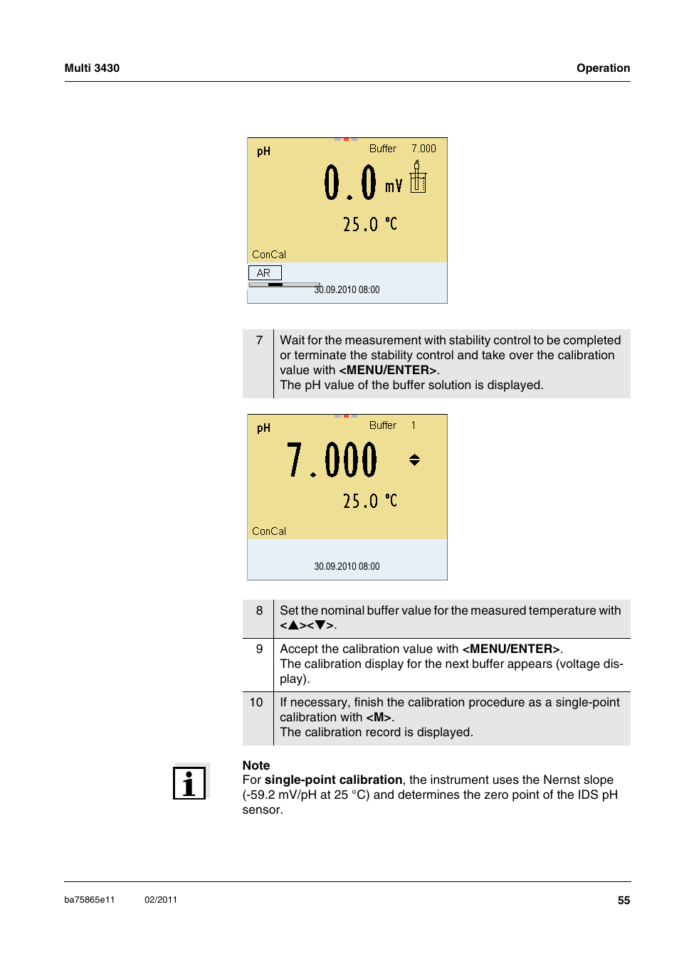 Xylem Multi 3430 User Manual | Page 55 / 118