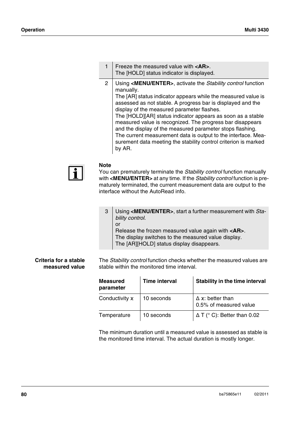 Xylem Multi 3430 User Manual | Page 80 / 118
