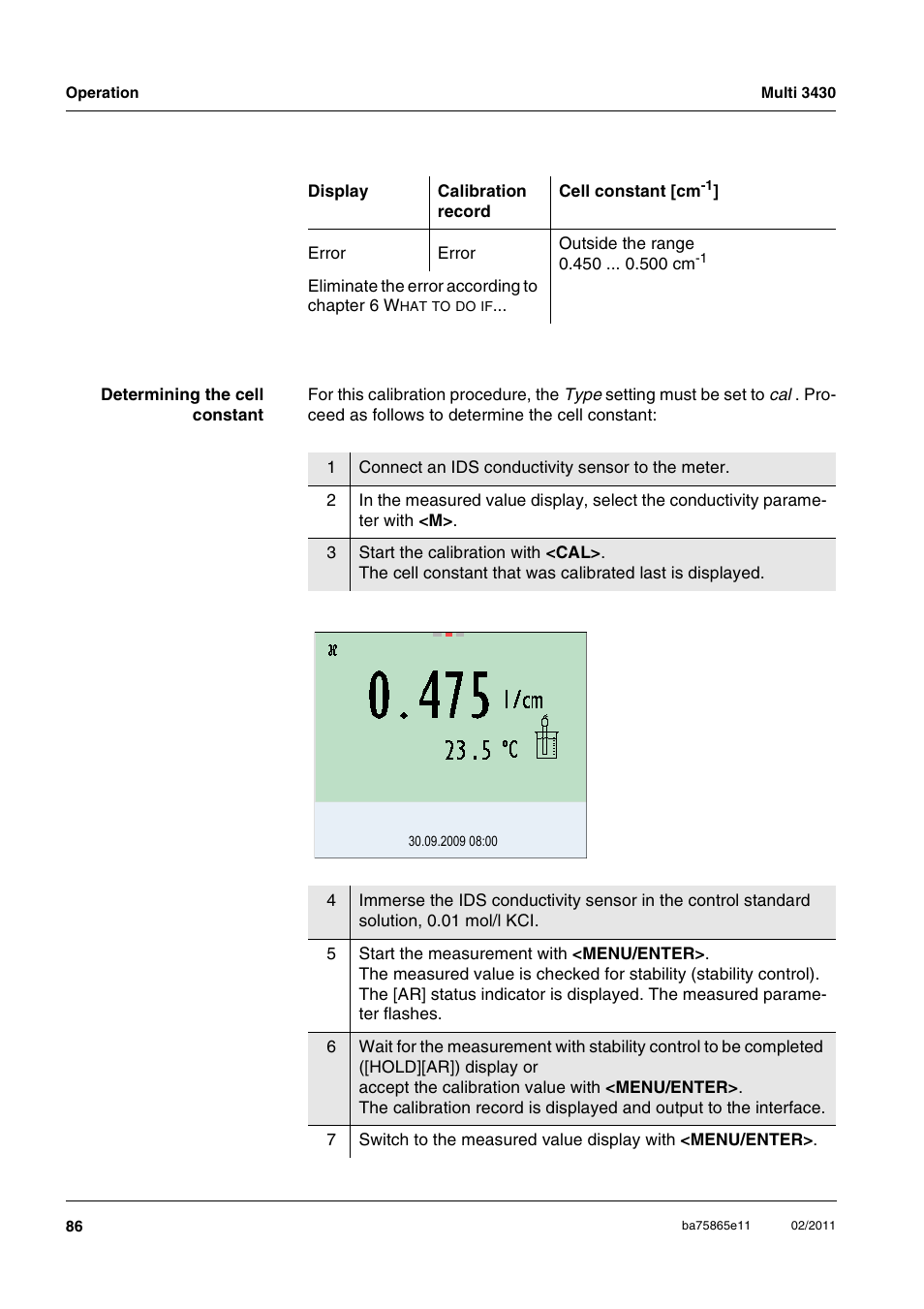 Xylem Multi 3430 User Manual | Page 86 / 118