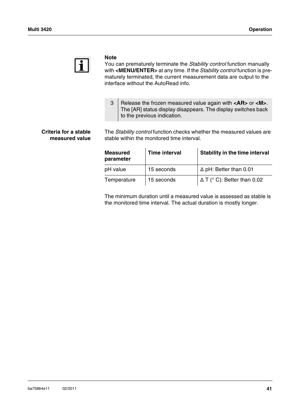 Xylem Multi 3420 User Manual | Page 41 / 118