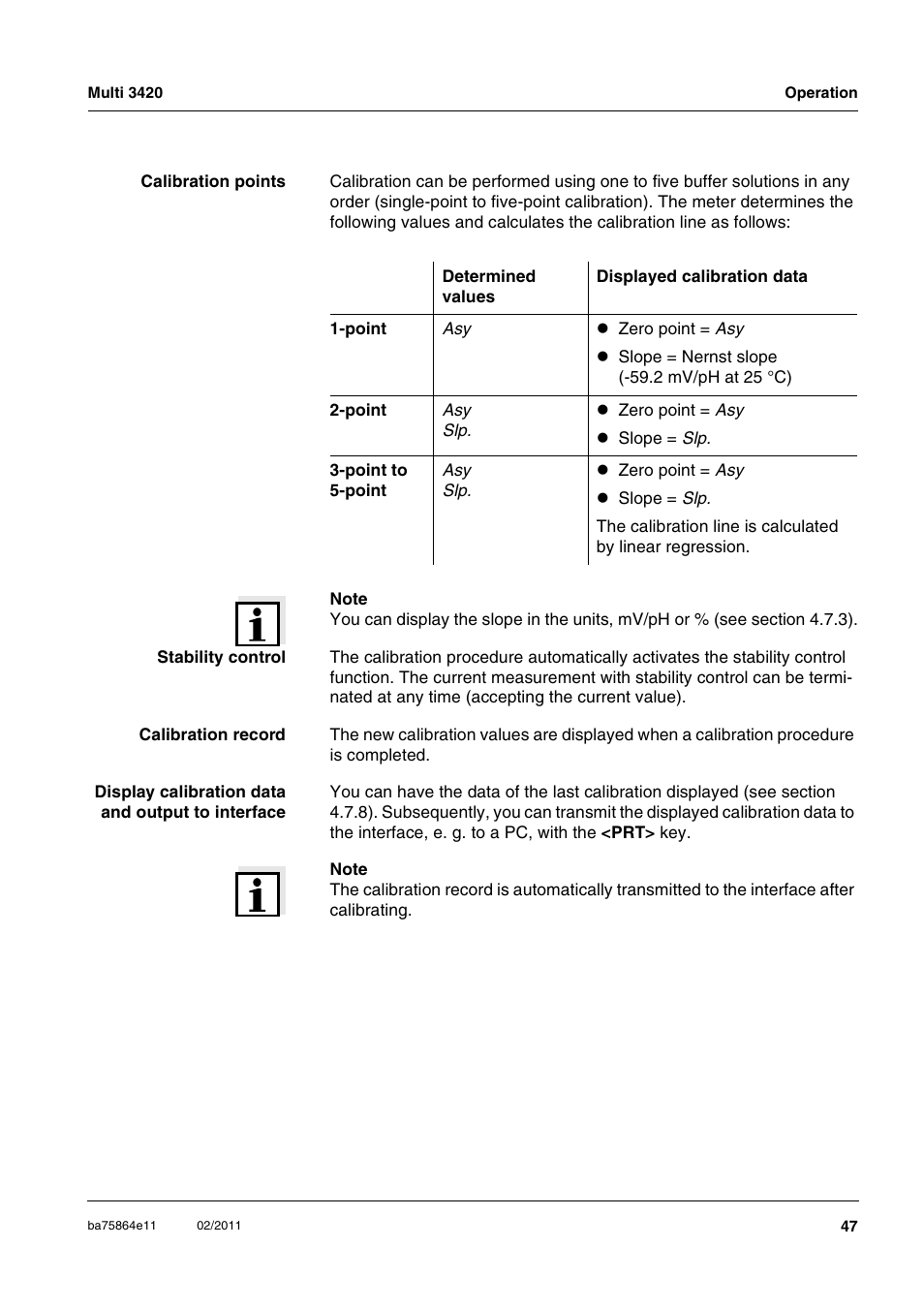 Xylem Multi 3420 User Manual | Page 47 / 118