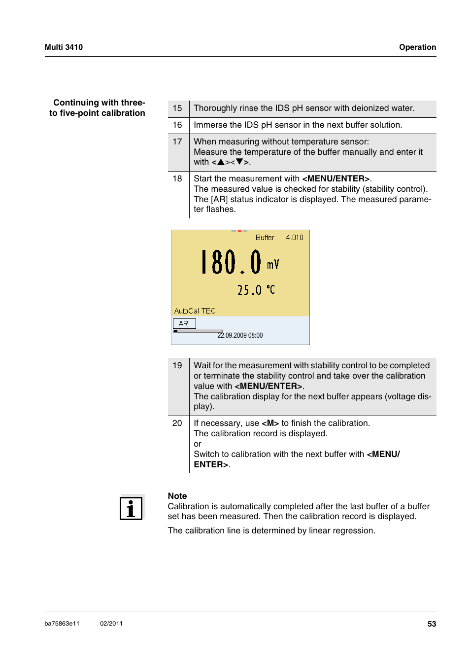 Xylem Multi 3410 User Manual | Page 53 / 118