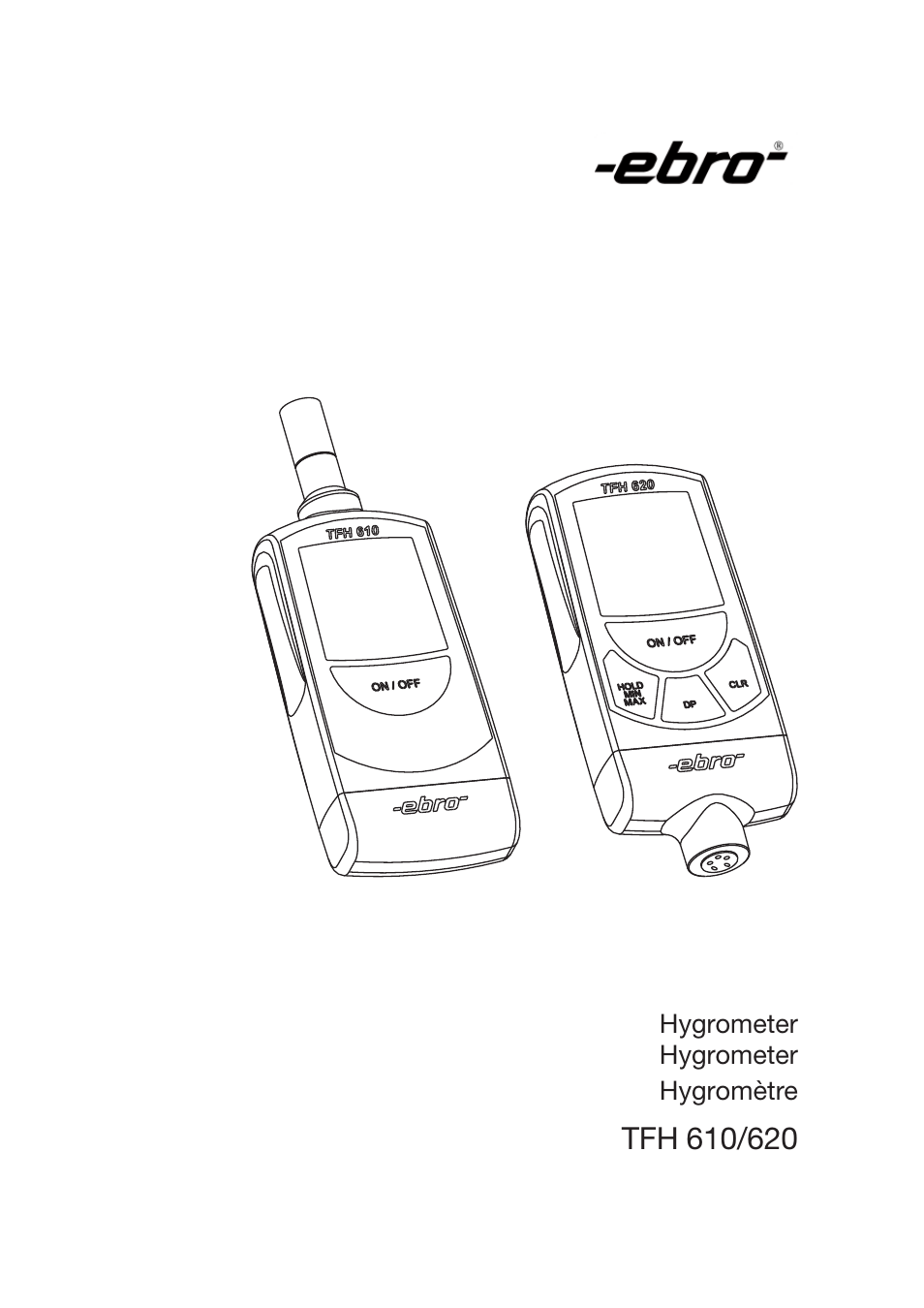 Xylem TFH 610/620 Handheld Hygro Thermometers User Manual | 56 pages