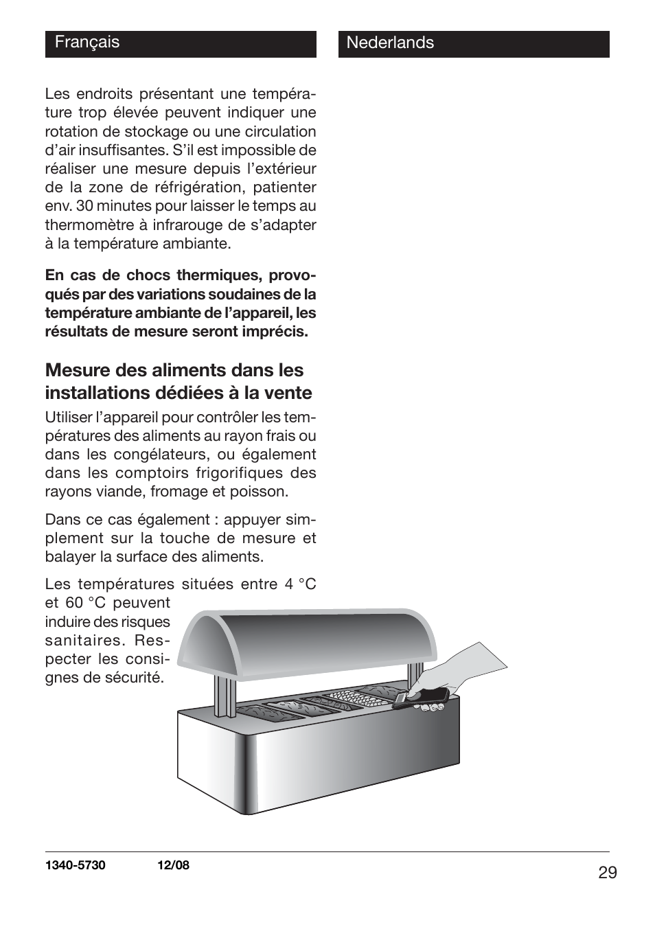Xylem TLC 730 HANDHELD INFRARED THERMOMETERS User Manual | Page 29 / 44
