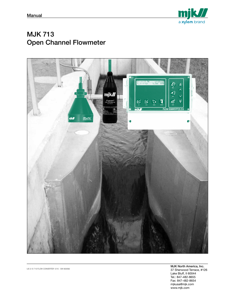 Xylem MJK 713 Open Channel Flowmeter User Manual | 40 pages