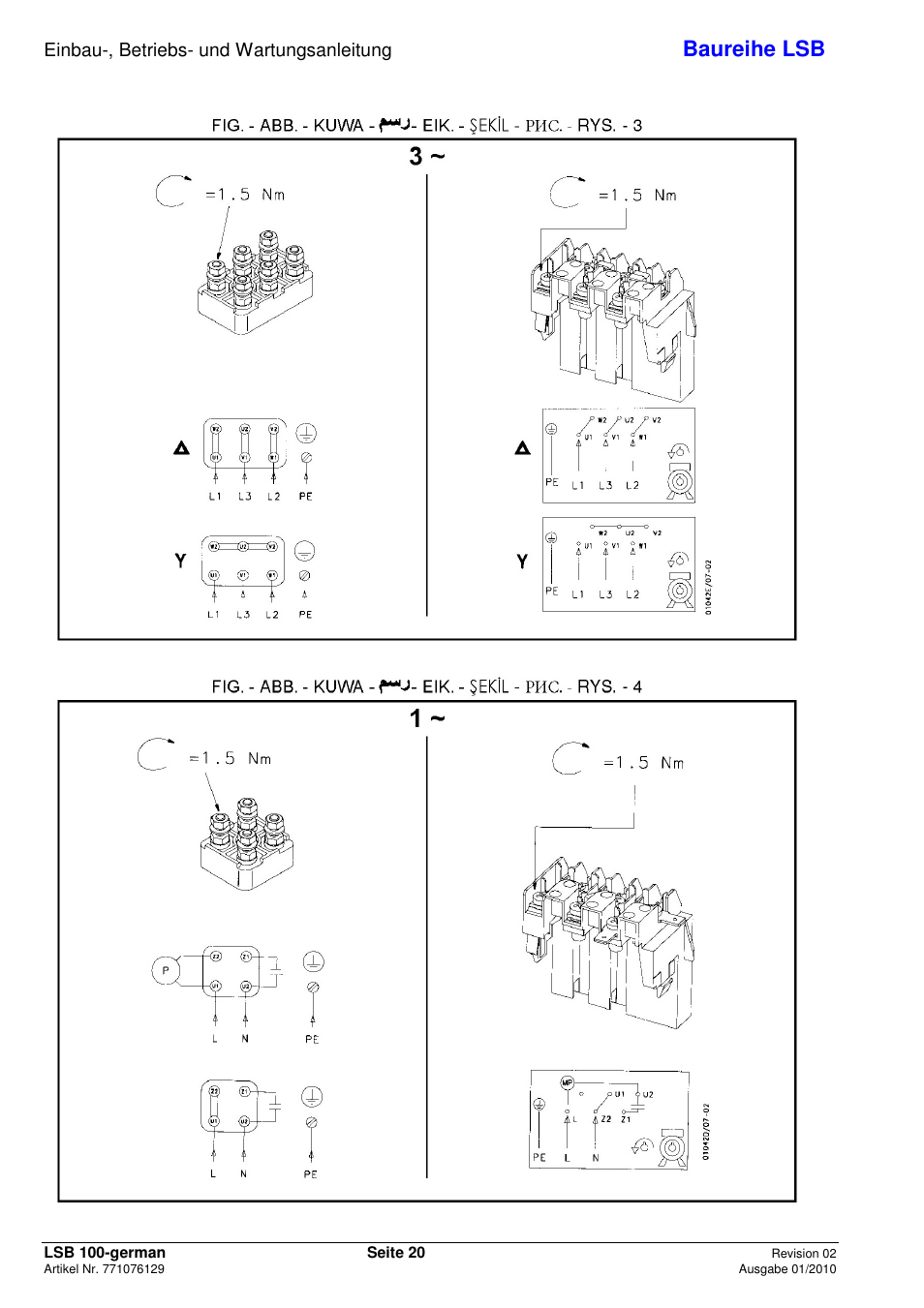 Baureihe lsb | Xylem LSB User Manual | Page 24 / 108