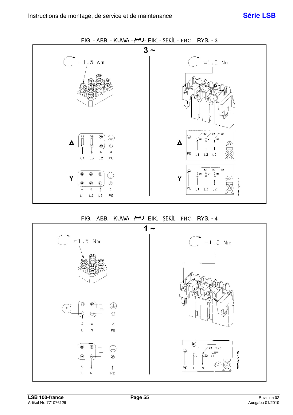 Série lsb | Xylem LSB User Manual | Page 59 / 108