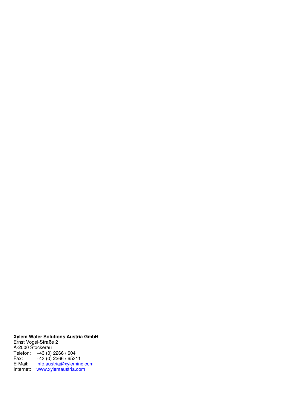 Xylem LCP User Manual | Page 2 / 23