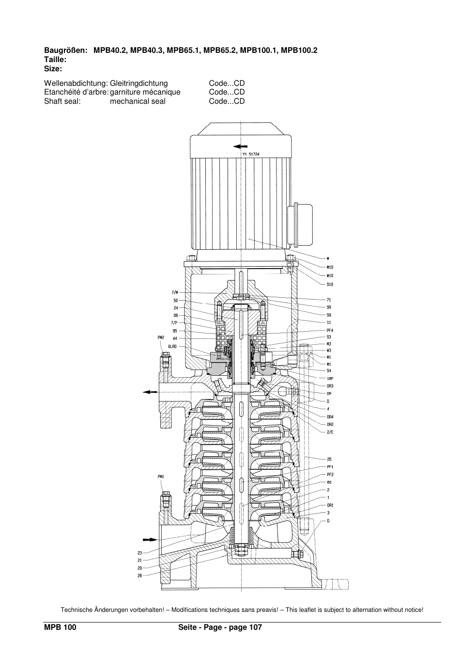 Xylem MPV User Manual | Page 111 / 122