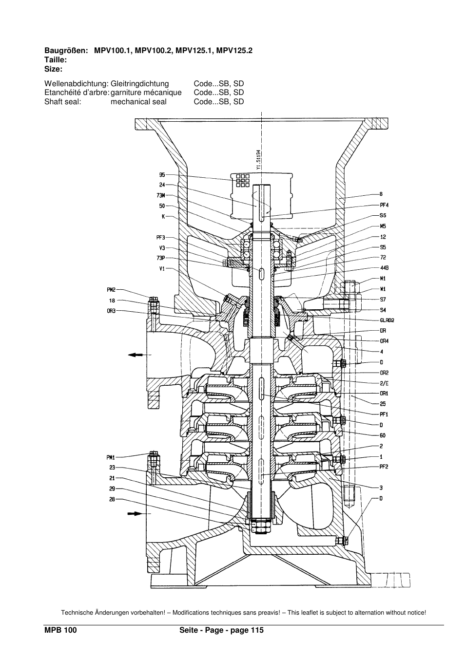 Xylem MPV User Manual | Page 119 / 122