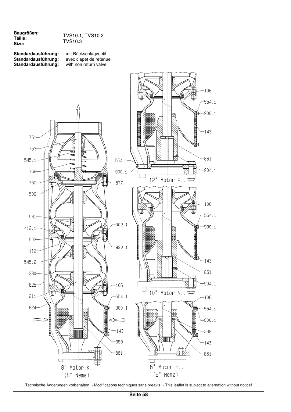 Xylem TVS User Manual | Page 64 / 72