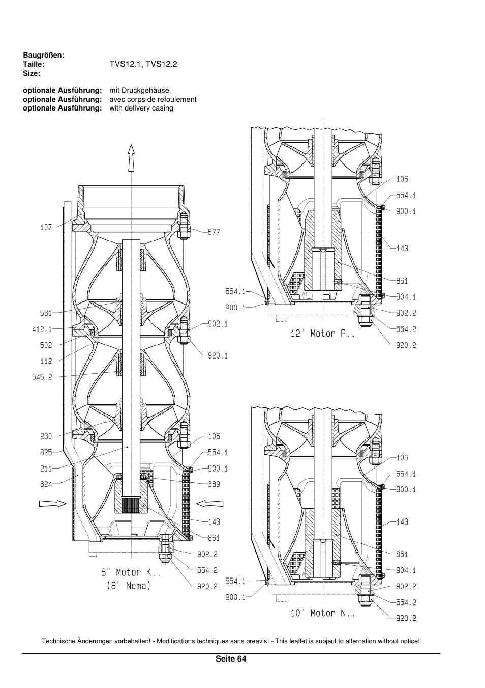 Xylem TVS User Manual | Page 70 / 72