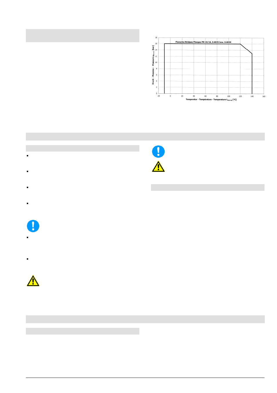 Baureihe lr, lmr, lrz, lmz, Transport, handhabung, zwischenlagerung, Aufstellung / einbau | Einbau-, betriebs- und wartungsanleitung, 8 maximal zulässige betriebsdrücke und temperatur, 1 transport, handhabung, 2 zwischenlagerung / konservierung, 1 aufstellung des aggregates | Xylem LMZ User Manual | Page 13 / 68
