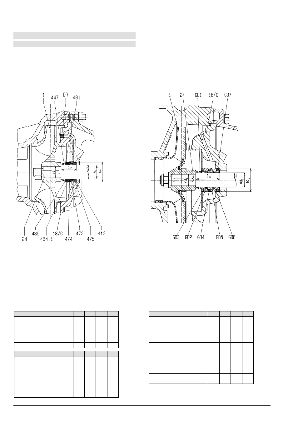 Model lr, lmr, lrz, lmz, 3 shaft sealing | Xylem LMZ User Manual | Page 46 / 68