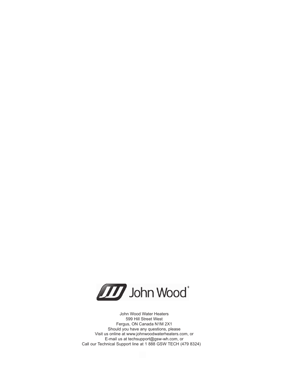 John Wood Atmospheric Gas (Standard) User Manual | Page 40 / 40