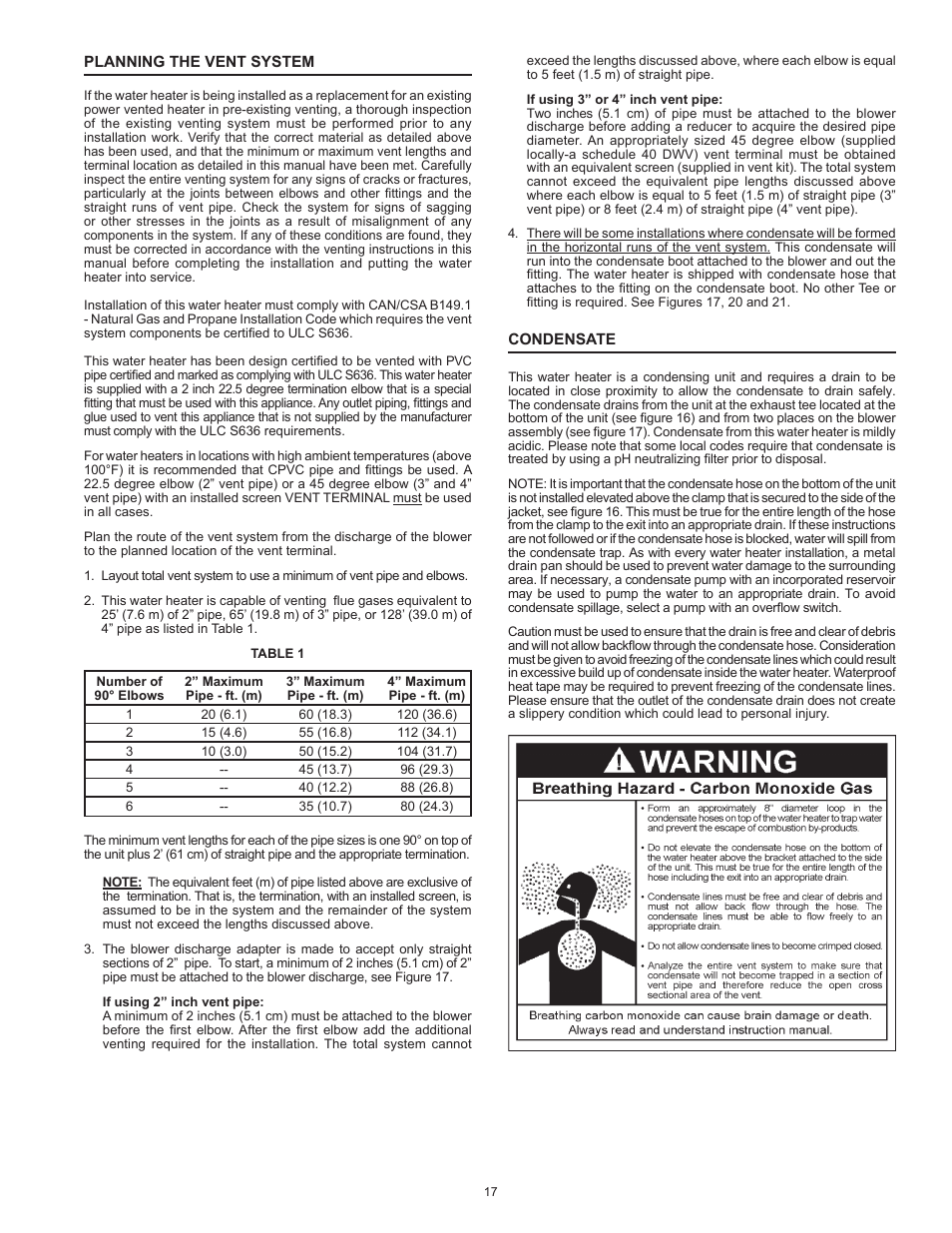 John Wood Envirosense Power Vent User Manual | Page 17 / 36