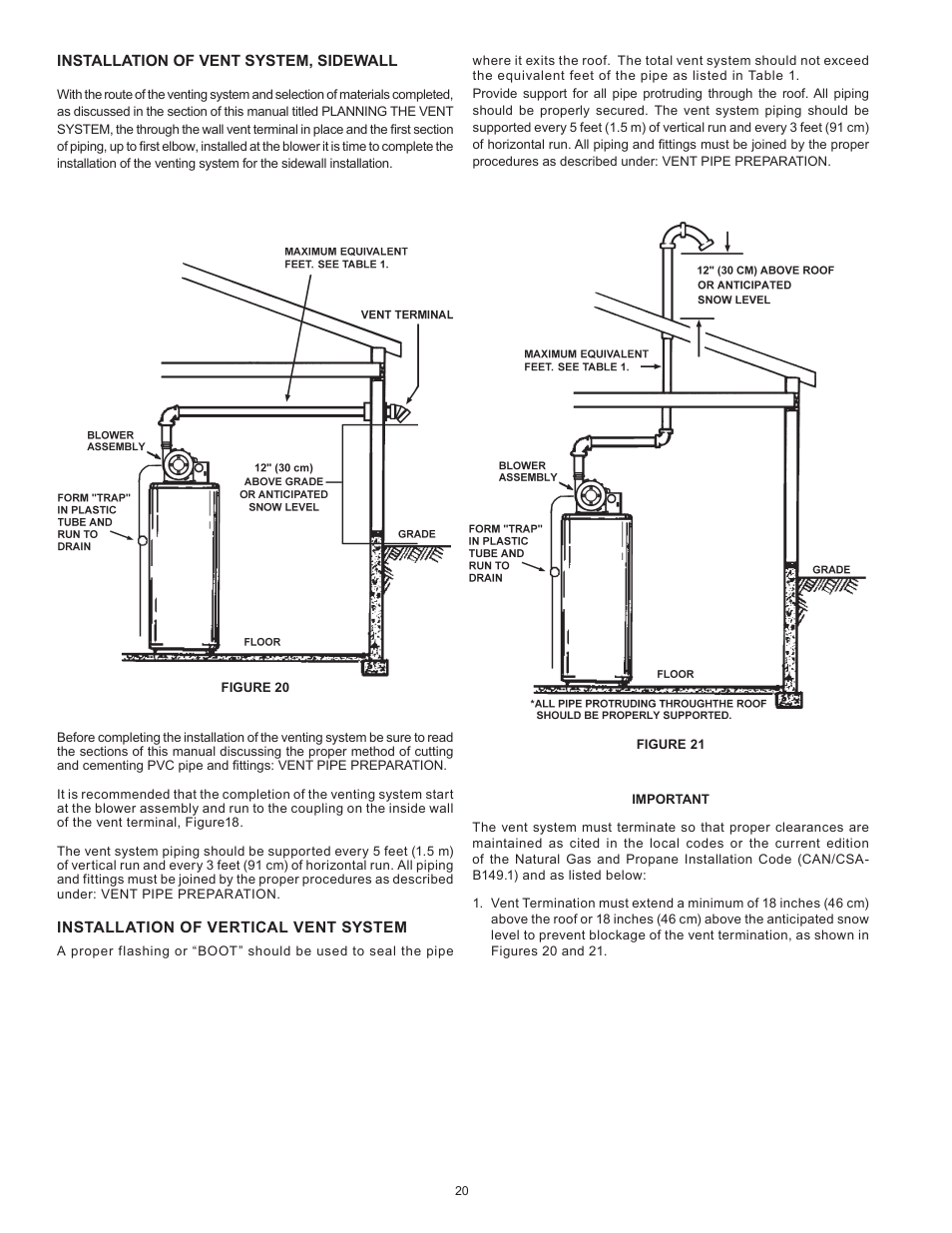 John Wood Envirosense Power Vent User Manual | Page 20 / 36