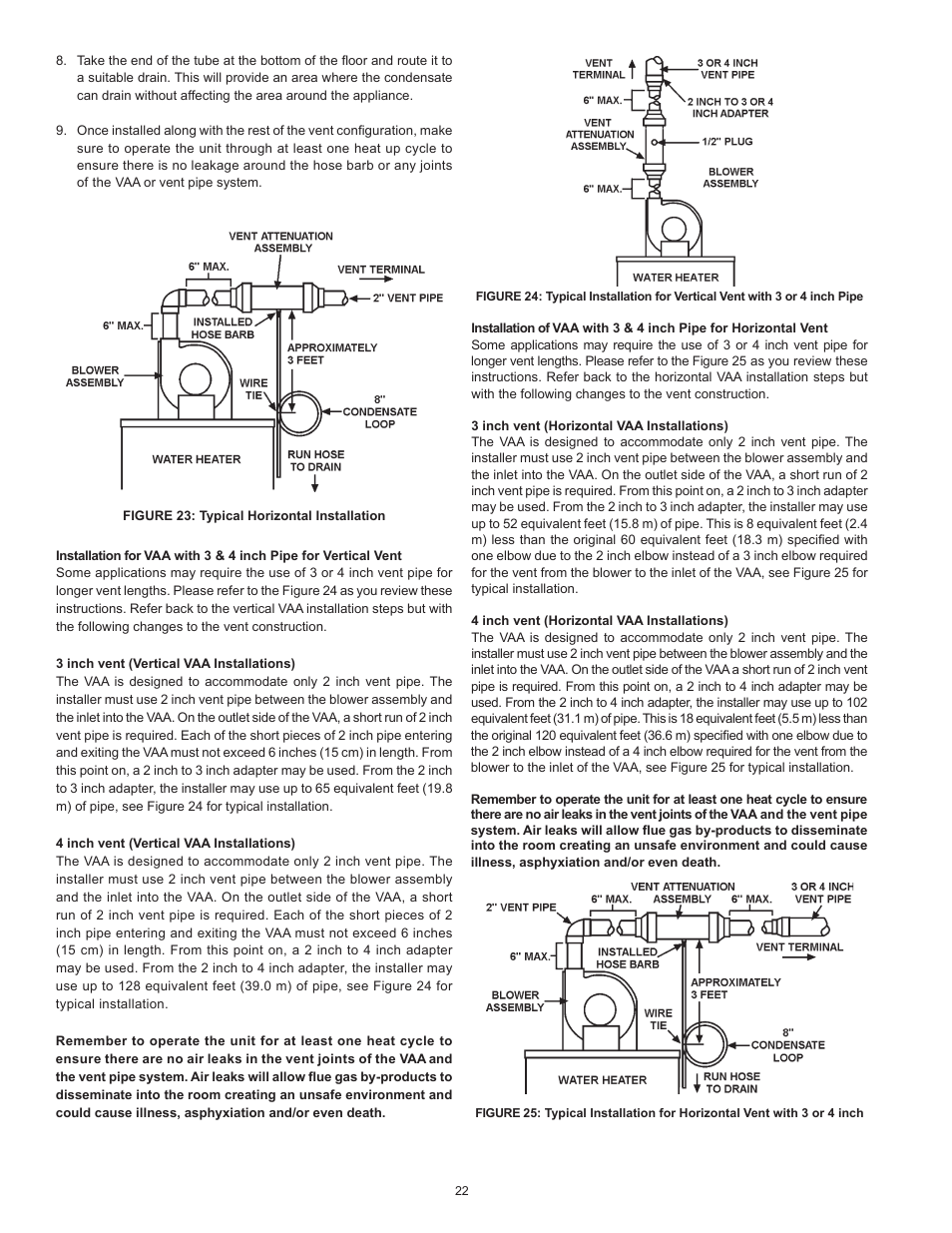 John Wood Envirosense Power Vent User Manual | Page 22 / 36