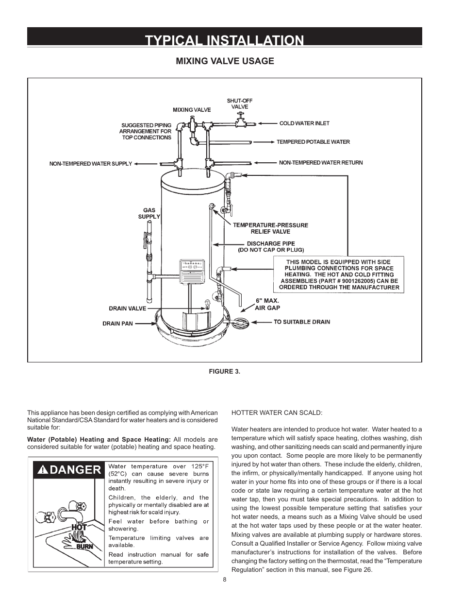 Typical installation | John Wood Envirosense Power Vent User Manual | Page 8 / 36