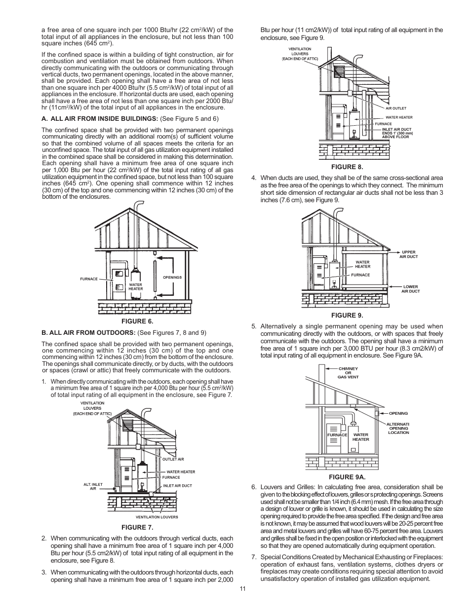 John Wood Envirosense Power Direct Vent (prior to May 2010) User Manual | Page 11 / 42