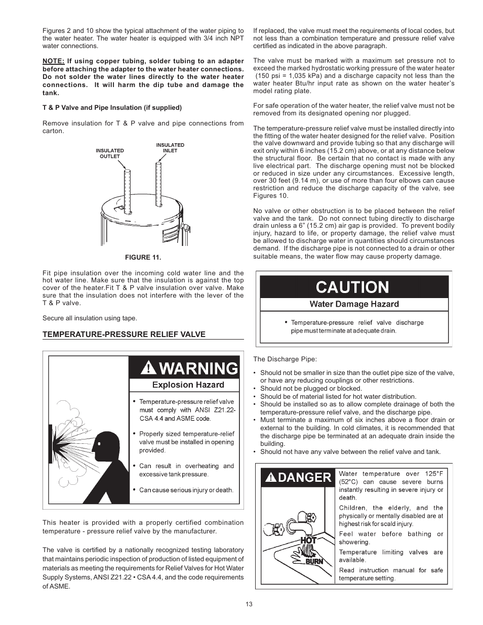 John Wood Envirosense Power Direct Vent (prior to May 2010) User Manual | Page 13 / 42