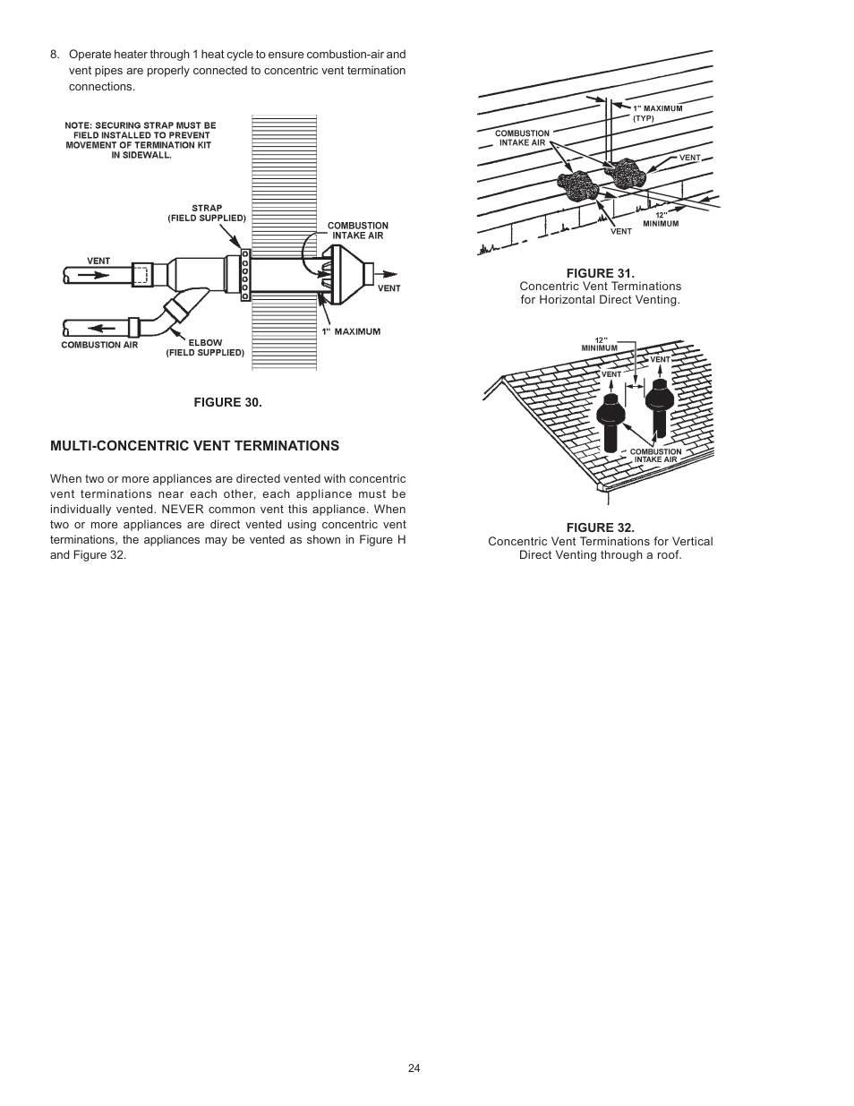 John Wood Envirosense Power Direct Vent (prior to May 2010) User Manual | Page 24 / 42