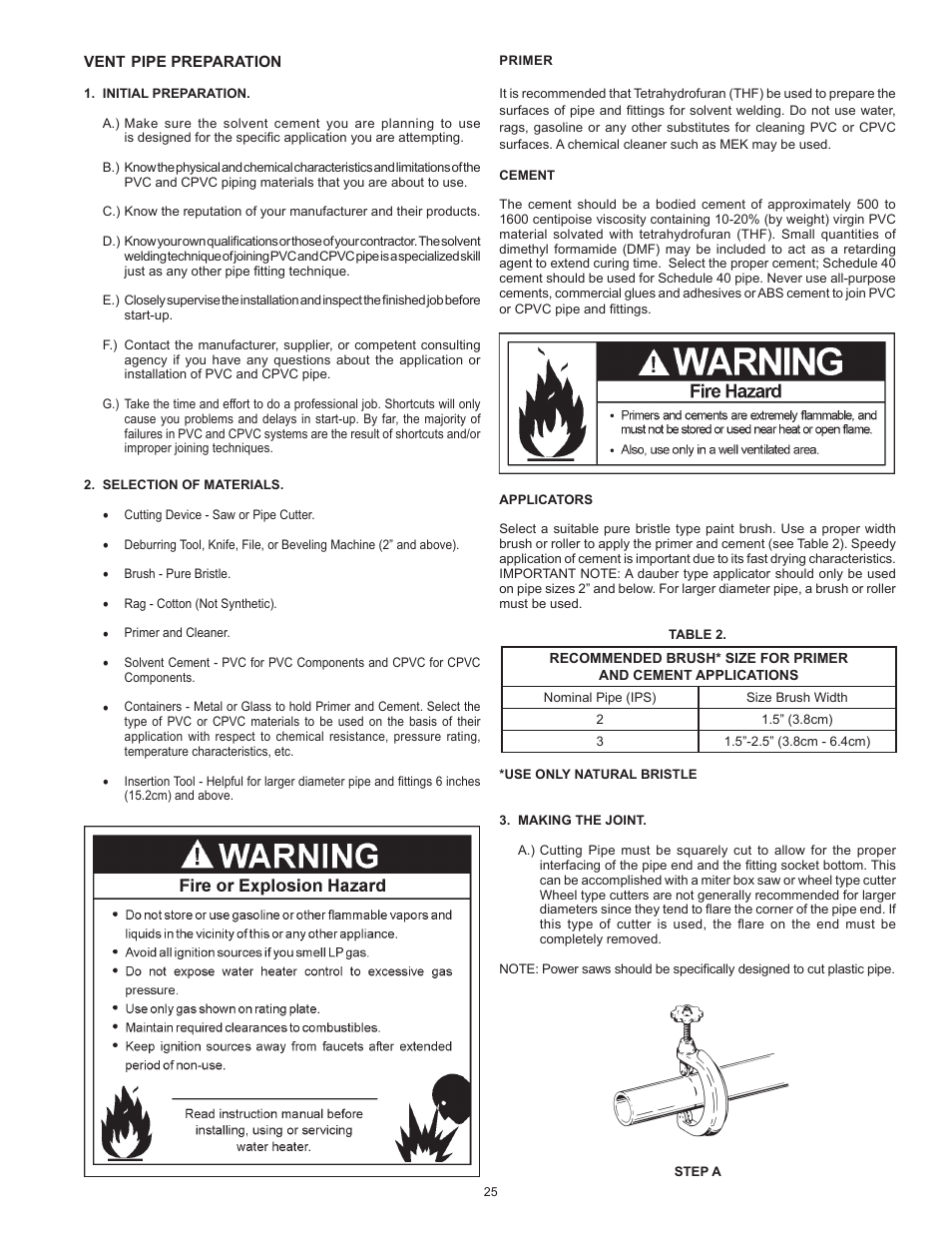 John Wood Envirosense Power Direct Vent (prior to May 2010) User Manual | Page 25 / 42